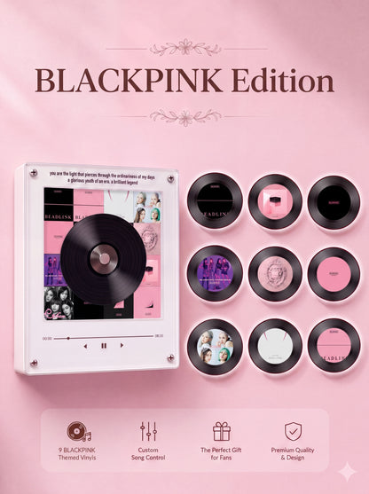 IdolVinyl™️ - Minirreproductor de vinilos magnético