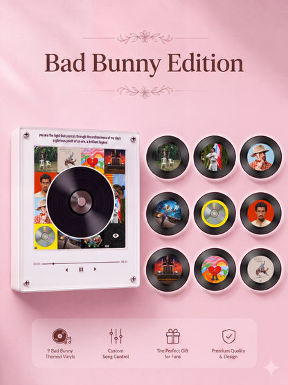 IdolVinyl™️ - Minirreproductor de vinilos magnético