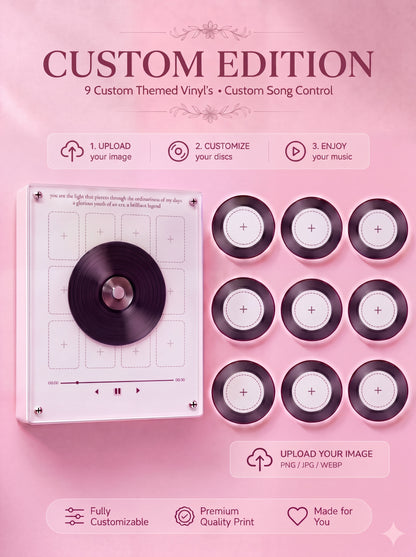 IdolVinyl™️ - Minirreproductor de vinilos magnético