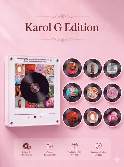 IdolVinyl™️ - Minirreproductor de vinilos magnético
